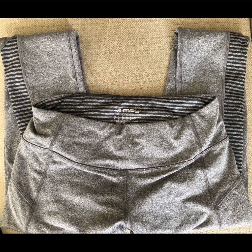 Gray full length leggings